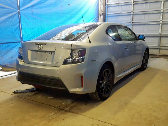 JTKJF5C71E3069688 - 2014 TOYOTA SCION TC ნაცრისფერი ფოტო 4