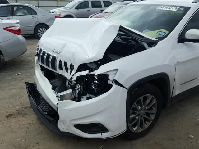 1C4PJLLB1KD176383 - 2019 JEEP CHEROKEE L WHITE photo 9