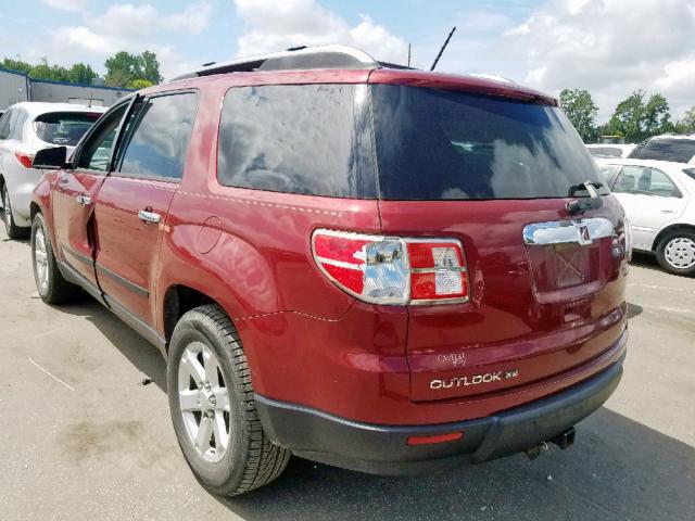 5GZEV13797J167031 - 2007 SATURN OUTLOOK XE RED photo 3