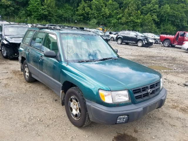 JF1SF6355XH741425 - 1999 SUBARU FORESTER L GREEN photo 1