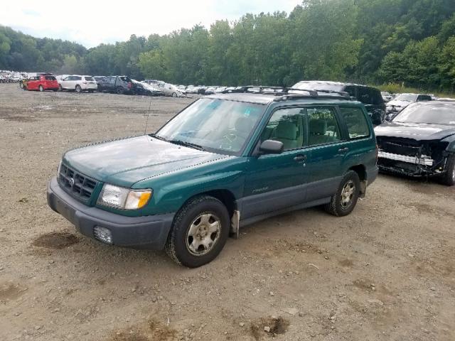 JF1SF6355XH741425 - 1999 SUBARU FORESTER L GREEN photo 2