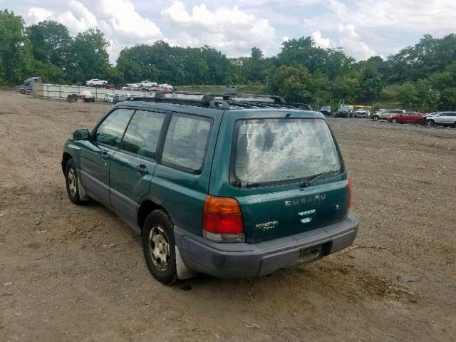 JF1SF6355XH741425 - 1999 SUBARU FORESTER L GREEN photo 3