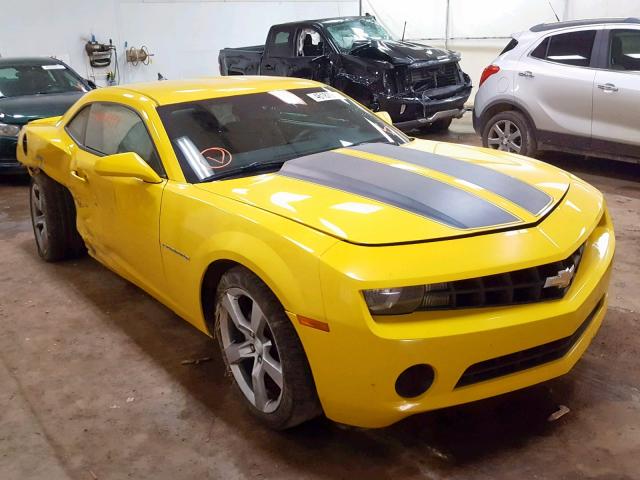 2G1FA1ED6B9129368 - 2011 CHEVROLET CAMARO LS YELLOW photo 1