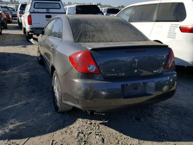 1G2ZH57N374112930 - 2007 PONTIAC G6 GT CHARCOAL photo 3