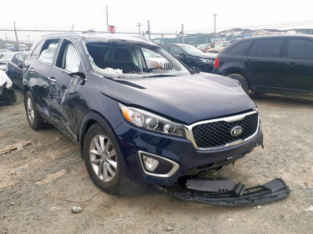 5XYPGDA10HG268383 - 2017 KIA SORENTO LX BLUE photo 1