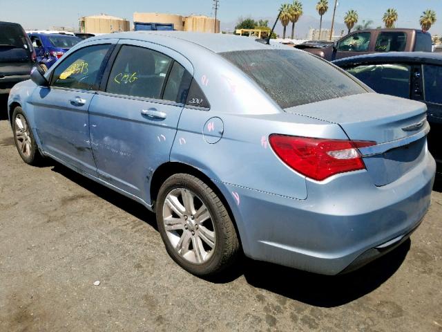 1C3CCBAB8DN671882 - 2013 CHRYSLER 200 LX BLUE photo 3