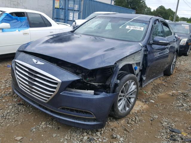 KMHGN4JE5GU118352 - 2016 HYUNDAI GENESIS 3. BLUE photo 2