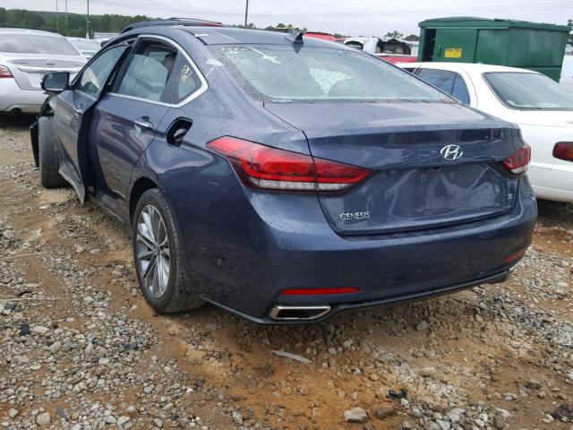 KMHGN4JE5GU118352 - 2016 HYUNDAI GENESIS 3. BLUE photo 3