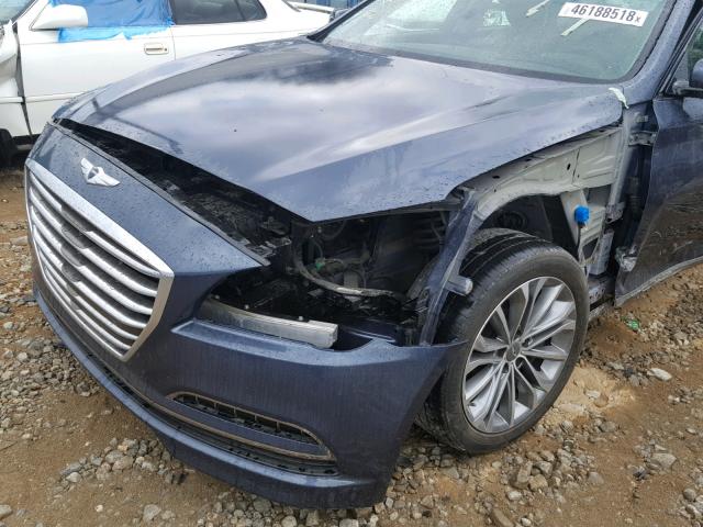 KMHGN4JE5GU118352 - 2016 HYUNDAI GENESIS 3. BLUE photo 9