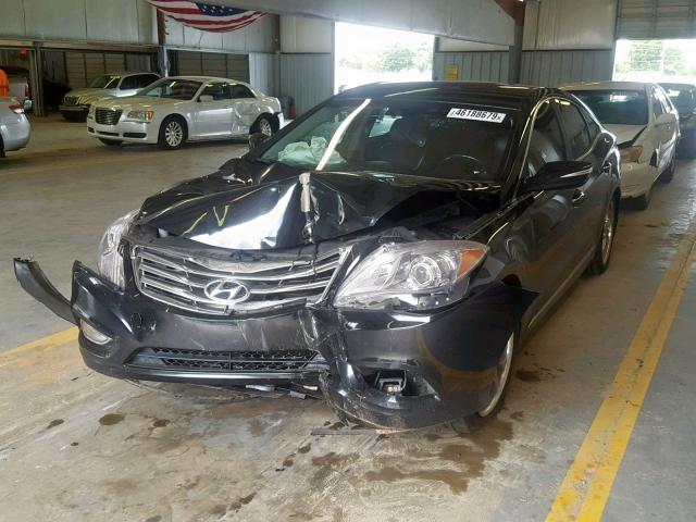 KMHFG4JG5DA217306 - 2013 HYUNDAI AZERA BLACK photo 2