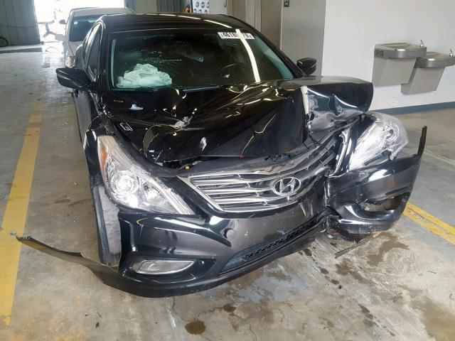 KMHFG4JG5DA217306 - 2013 HYUNDAI AZERA BLACK photo 9