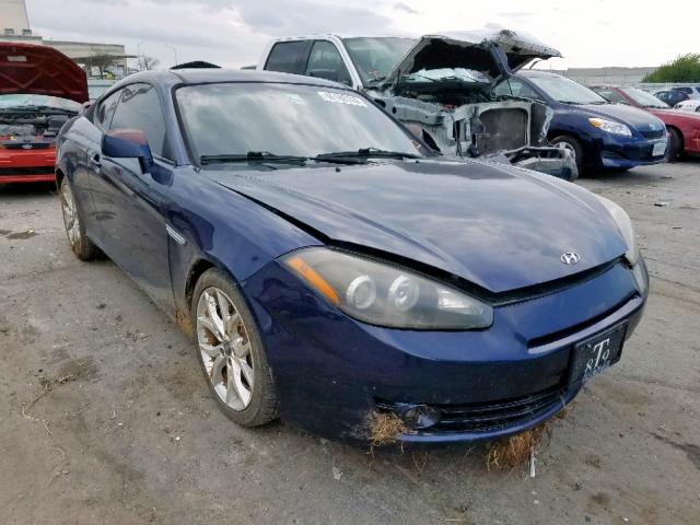 KMHHN66F88U288076 - 2008 HYUNDAI TIBURON GT BLUE photo 1