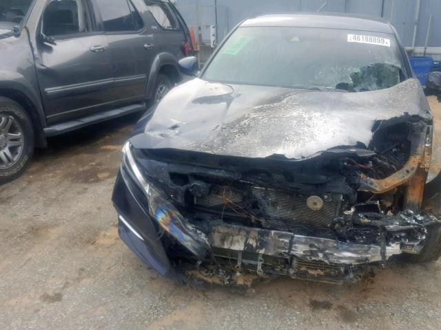 1HGCV3F16JA009508 - 2018 HONDA ACCORD HYB BLUE photo 9