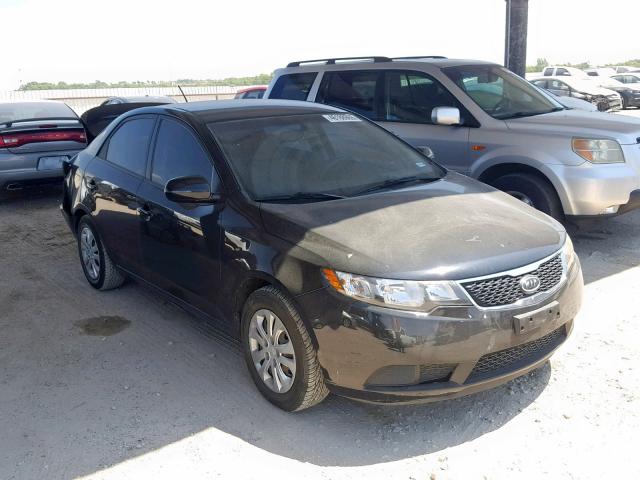 KNAFU4A26C5622371 - 2012 KIA FORTE EX BLACK photo 1