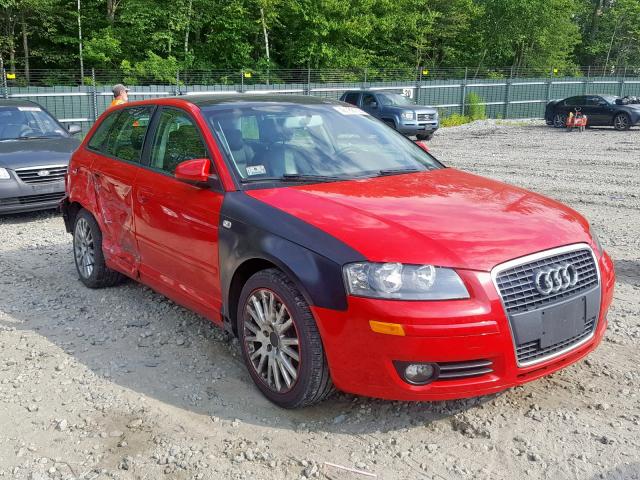 WAUNF78P27A021996 - 2007 AUDI A3 2.0 PRE RED photo 1