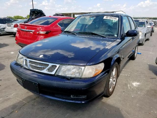 YS3DF55K822027857 - 2002 SAAB 9-3 SE BLUE photo 2