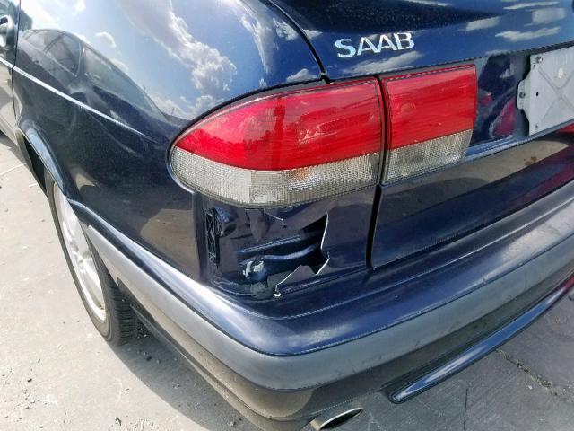 YS3DF55K822027857 - 2002 SAAB 9-3 SE BLUE photo 9