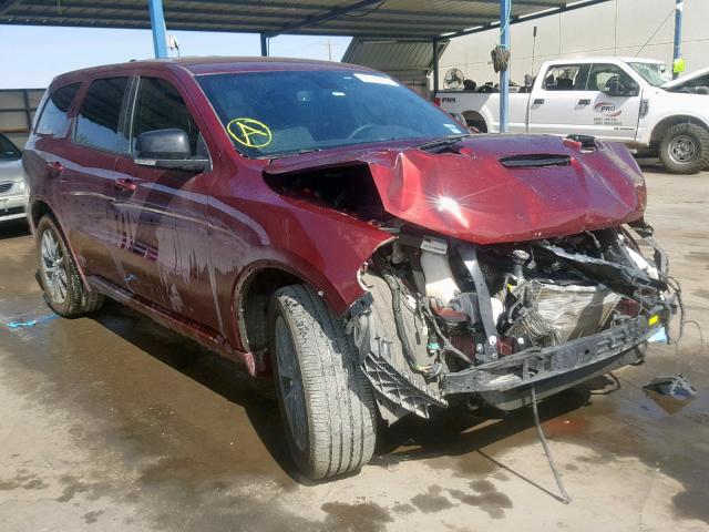 1C4SDHCT2JC495478 - 2018 DODGE DURANGO R/ MAROON photo 1