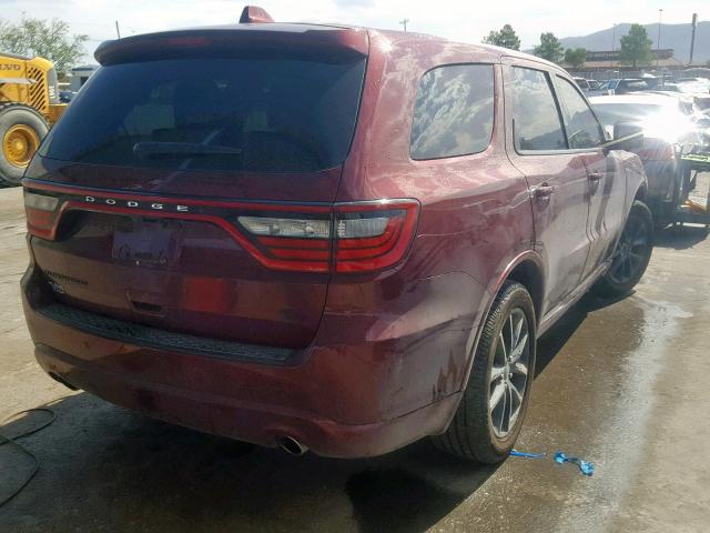 1C4SDHCT2JC495478 - 2018 DODGE DURANGO R/ MAROON photo 4