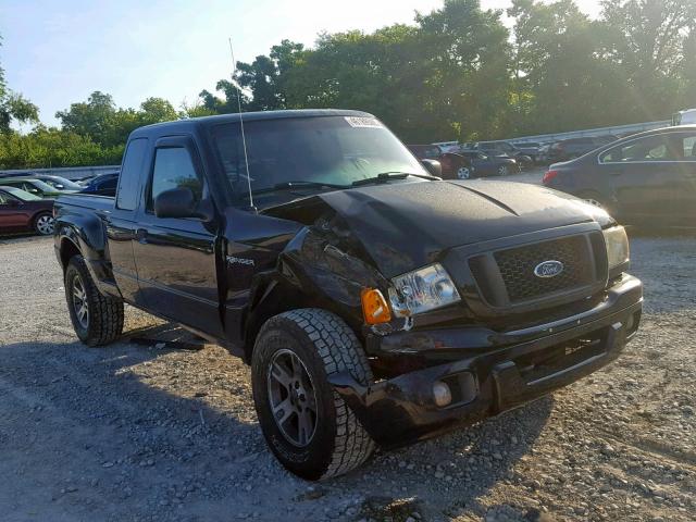 1FTYR45E44PA64334 - 2004 FORD RANGER SUP BLACK photo 1