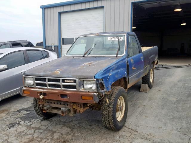 JT4RN60S0E5023446 - 1984 TOYOTA PICKUP RN6 BLUE photo 2