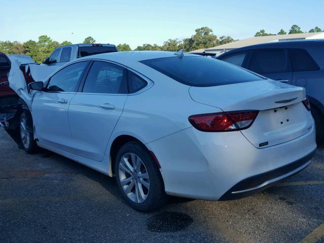 1C3CCCAB3HN504499 - 2017 CHRYSLER 200 LIMITE WHITE photo 3