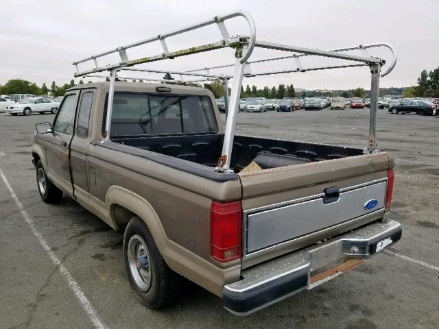 1FTCR14T3KPB61367 - 1989 FORD RANGER SUP BROWN photo 3