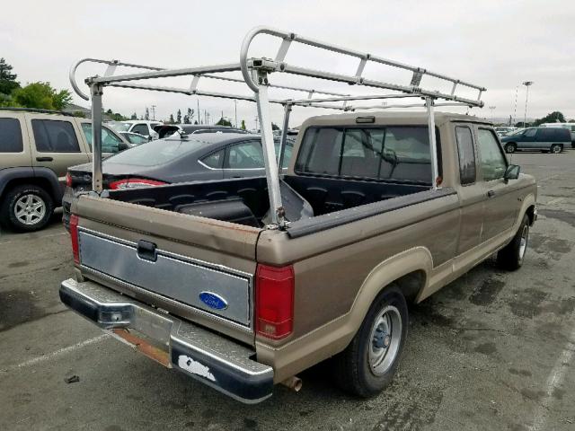 1FTCR14T3KPB61367 - 1989 FORD RANGER SUP BROWN photo 4