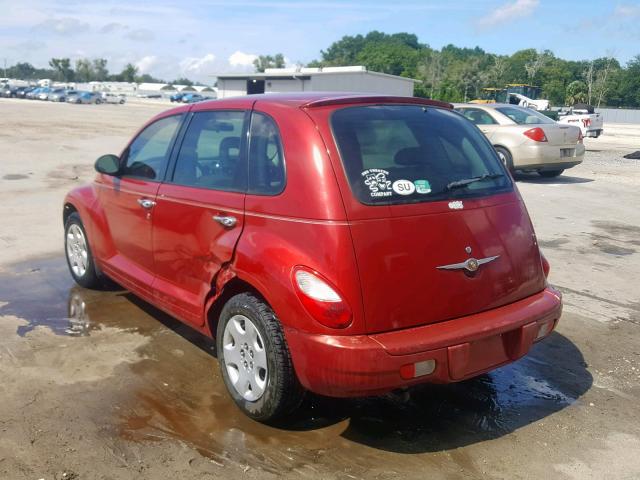 3A4FY48B66T293909 - 2006 CHRYSLER PT CRUISER RED photo 3