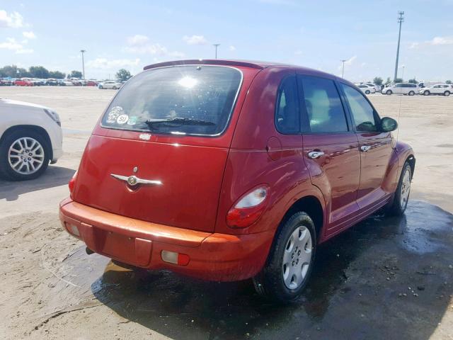 3A4FY48B66T293909 - 2006 CHRYSLER PT CRUISER RED photo 4