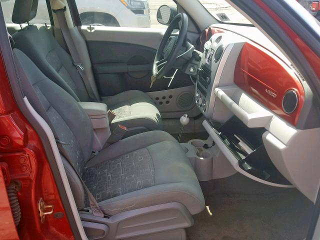 3A4FY48B66T293909 - 2006 CHRYSLER PT CRUISER RED photo 5