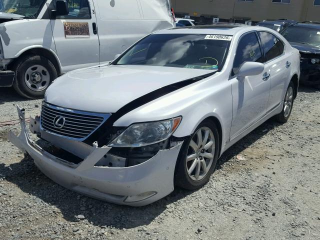 JTHBL46F785069137 - 2008 LEXUS LS 460 SILVER photo 2