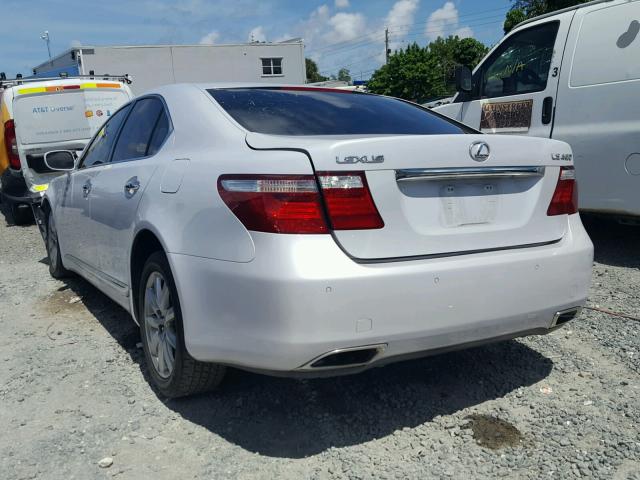 JTHBL46F785069137 - 2008 LEXUS LS 460 SILVER photo 3