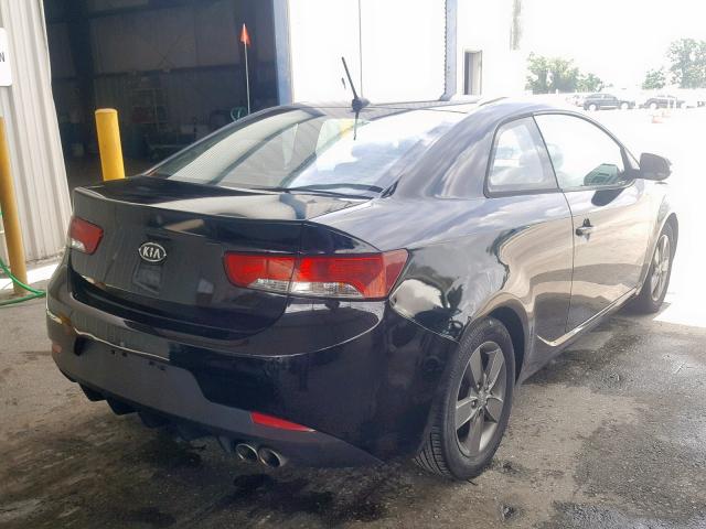 KNAFU6A23A5274411 - 2010 KIA FORTE EX BLACK photo 4