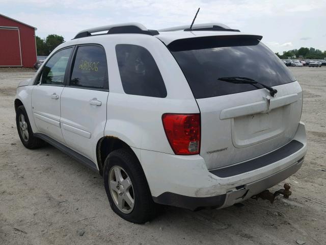 2CKDL63F176110772 - 2007 PONTIAC TORRENT WHITE photo 3