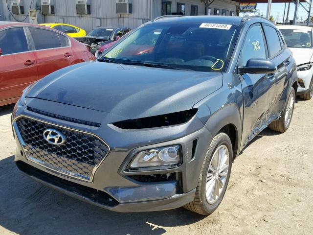 KM8K62AA6KU248514 - 2019 HYUNDAI KONA SEL GRAY photo 2