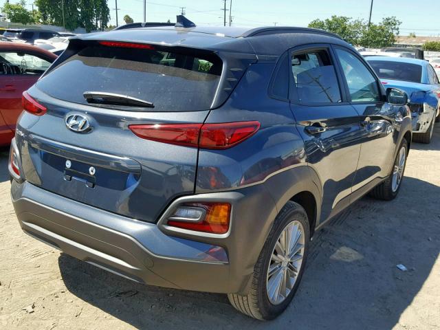 KM8K62AA6KU248514 - 2019 HYUNDAI KONA SEL GRAY photo 4