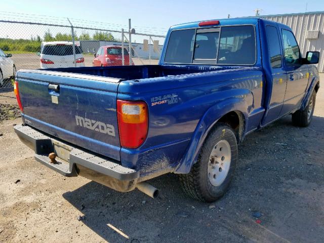 4F4YR46U38PM01689 - 2008 MAZDA B3000 CAB BLUE photo 4