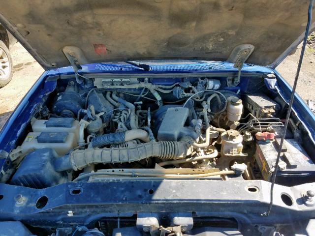 4F4YR46U38PM01689 - 2008 MAZDA B3000 CAB BLUE photo 7