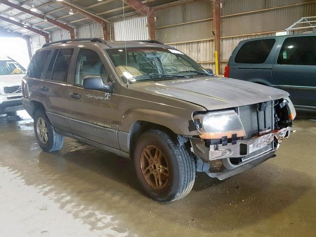 1J4GX48S42C103182 - 2002 JEEP GRAND CHER BROWN photo 1