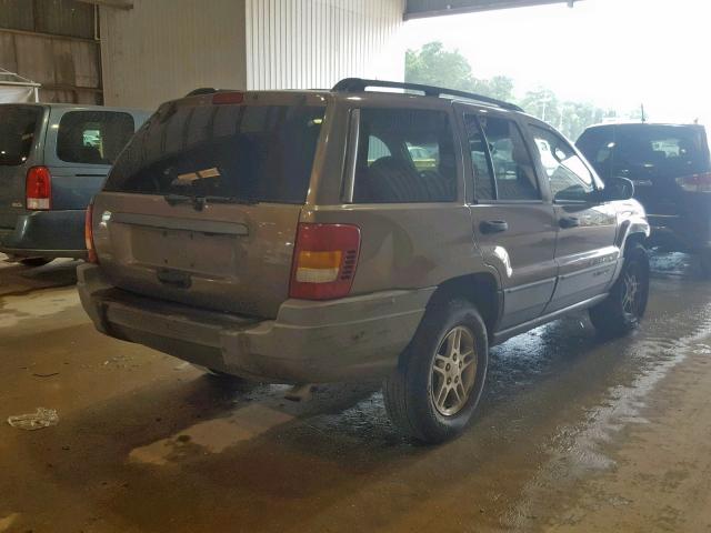 1J4GX48S42C103182 - 2002 JEEP GRAND CHER BROWN photo 4