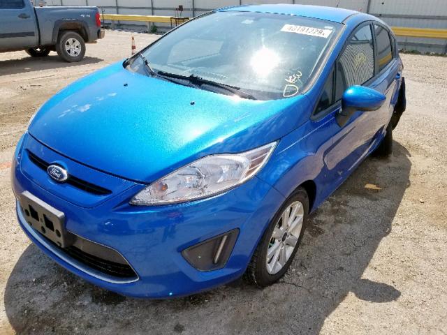 3FADP4EJ0BM154235 - 2011 FORD FIESTA SE BLUE photo 2