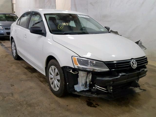 3VW2K7AJ9DM265440 - 2013 VOLKSWAGEN JETTA BASE WHITE photo 1