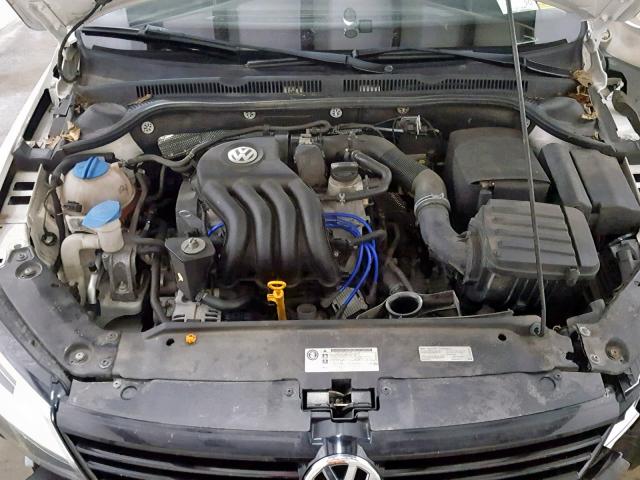 3VW2K7AJ9DM265440 - 2013 VOLKSWAGEN JETTA BASE WHITE photo 7