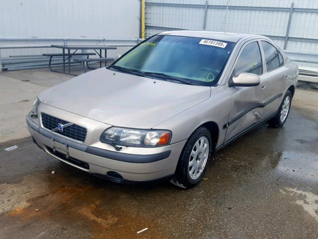 YV1RS61R222124676 - 2002 VOLVO S60 TAN photo 2