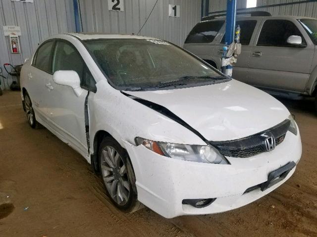 2HGFA55589H701145 - 2009 HONDA CIVIC SI WHITE photo 1