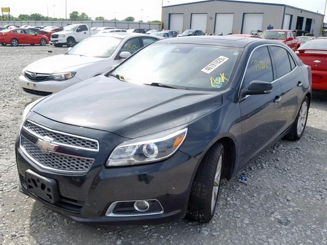 1G11H5SA7DF243722 - 2013 CHEVROLET MALIBU LTZ შავი ფოტო 2