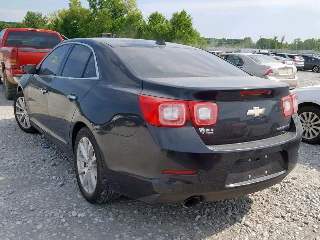 1G11H5SA7DF243722 - 2013 CHEVROLET MALIBU LTZ შავი ფოტო 3