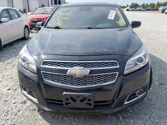 1G11H5SA7DF243722 - 2013 CHEVROLET MALIBU LTZ შავი ფოტო 9