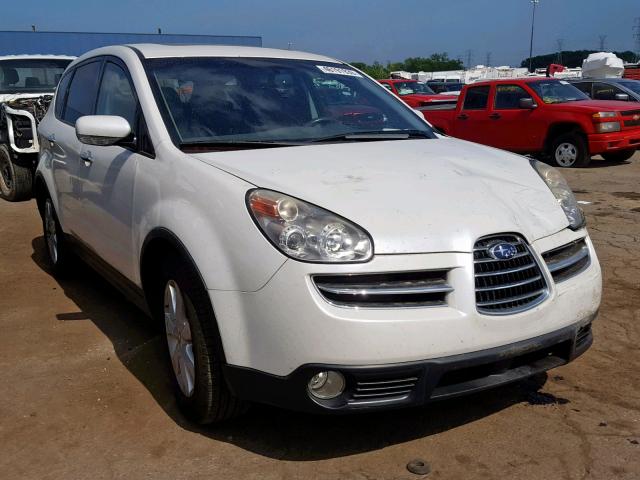 4S4WX82C364421770 - 2006 SUBARU B9 TRIBECA WHITE photo 1